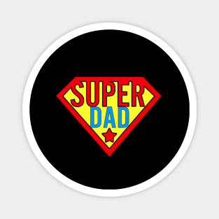 fathers' day, super dad Magnet